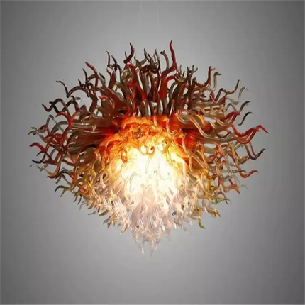 Modern Luxury Custom Glass Chandelier Blown Glass Pendant LED 2700-6000K Dimmable 5-year Warranty Stairway Clubhouse Project