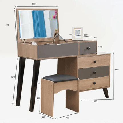 Modern Design Dresser Drawer Cabinet Foldable Hair Dresser