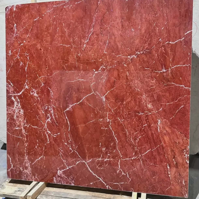 Red Rosso Marble Flexible Floor Tiles Polished Tiles Bathroom Wall Floor Tile Custom Marble Kitchen Countertop