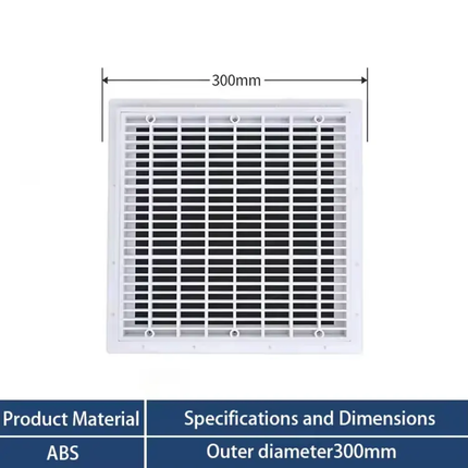 Square anti-vortex main drain cover, anti suction safety ABS drain grate, impact resistant pool bottom drain fitting