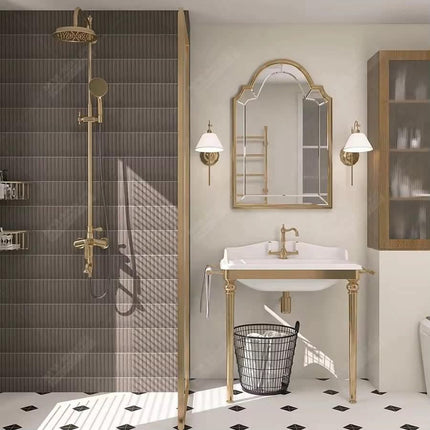Hotel Bar Backsplash Kitchen Bathroom Wall Project Finger Strip Matte 3D Curved Travertine Stone Marble Mosaic Tile