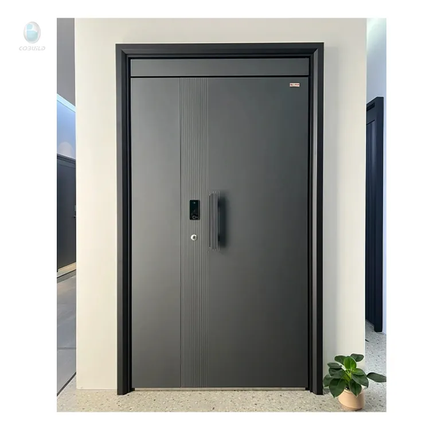 American Luxury Custom Anti-Theft Aluminum Pivot Door For Houses Villa Main Security Front Entry Exterior Door