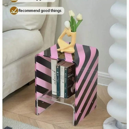 Modern Transparent Acrylic Coffee Table New Living Room Furniture For Home Use or Sofa Side Small Space