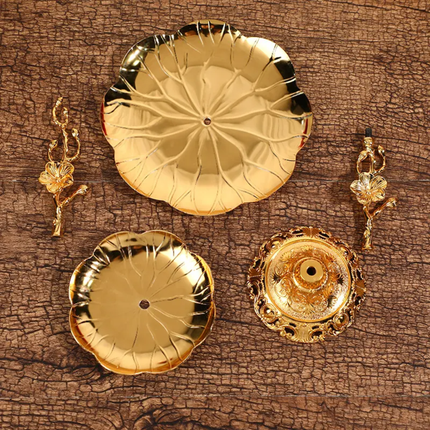 Nordic Style Double Layer Fruit Tray Creative Candy Rack Golden Cake Stand For Home