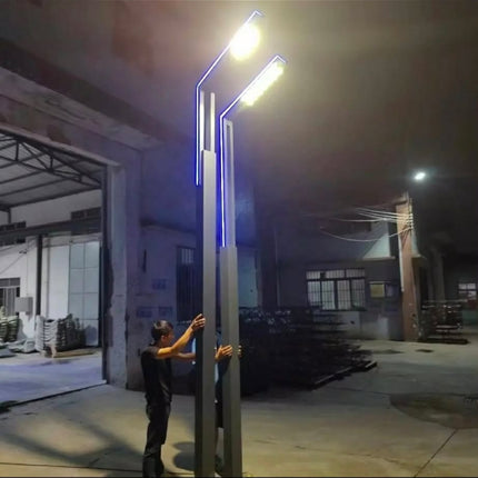 Outdoor IP65 Waterproof 120W-300W LED Solar Street Light System 8M Pole Flexible Panel For Road Battery