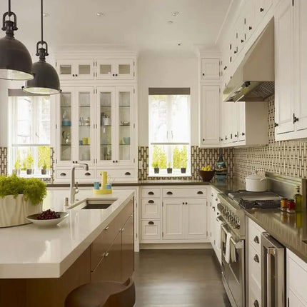 CBMmart Custom 2025 Kitchen Island Cabinet Set Supplier Full Modular Modern Wood Furniture Kitchen Cabinet Melamine Wall Panels