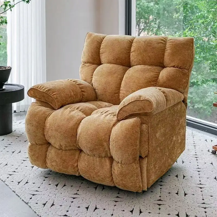 Grand Ultra-Opulent Cloud-Plush Over-Sized Full-Body Ergonomic Power-Electric Sensory Sanctuary Recliner