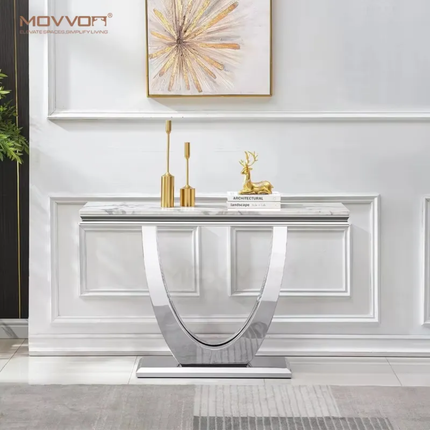 Contemporary luxury console table convertible metal furniture for home office apartment workshop hospital moderno new for entry