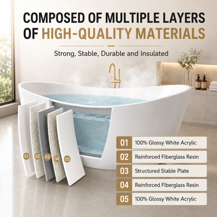 Boutique Mint Green Freestanding Soaking Bathtub for Designer Villa Project 1700mm Ribbed Fluted Surface Acrylic Oval Seamless