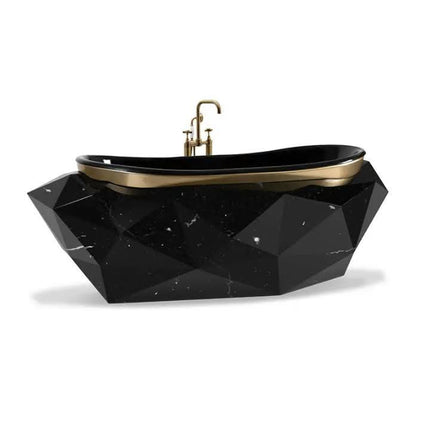 Modern Luxury Stainless Steel Bathtub Contract Grade Freestanding Soaking Tub Durable Metallic Finish For Luxury Villa Project