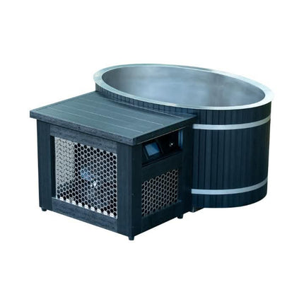 304 Stainless Steel Ice Bathtub Water Chiller Barrel HydroMassage Cold Plunge Composite Panel Ice Bath Tub