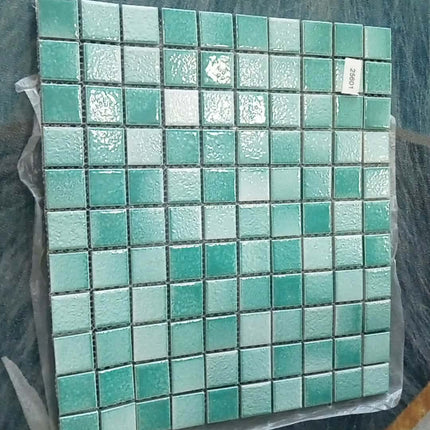 Reflective Glass Pool Tile Durable Swimming Pool Mosaic Modern Decorative Tile Sheet