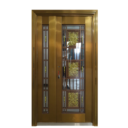 Refined Double Tempered Frosted Glass Bathroom Door Offering Durability and Style