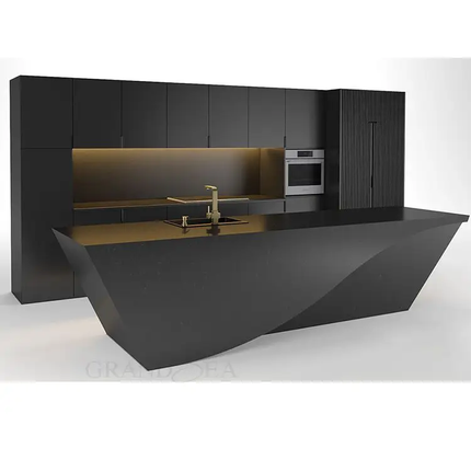 Italian Modern Luxury Kitchen Cabinets Design Set Made in China Cabinet Kitchen Islands