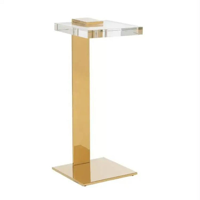 Small Storage Sofa Side Table European Minimalist Living Room Acrylic Living Room Table