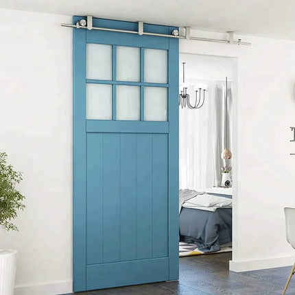 Modern Design Stainless Steel Ceiling Mount Sliding Barn Door Hardware