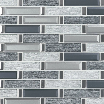 Modern Strip Mosaic Tile Parquet Design For Kitchen and Bedroom Backsplash Competitive