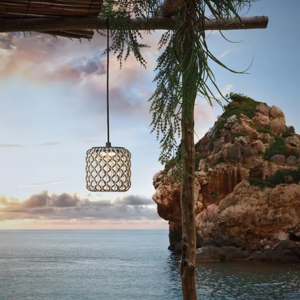 Outdoor Courtyard Wall Lamp, Japanese Retro Rattan Pendant Light, Homestay Corridor Entrance Light, Waterproof Garden Villa Exte