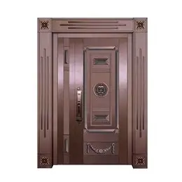 Factory Direct Sales Modern Style High-Quality Apartment Main Entrance Anti-Theft Steel Door High Security Steel Door