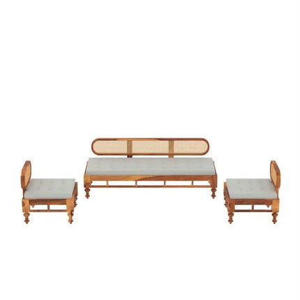 Customized Modern Luxury Solid Sheesham Wooden Corner Sofa Set Storage for Living Room Villa Warehouse High Quality Furniture