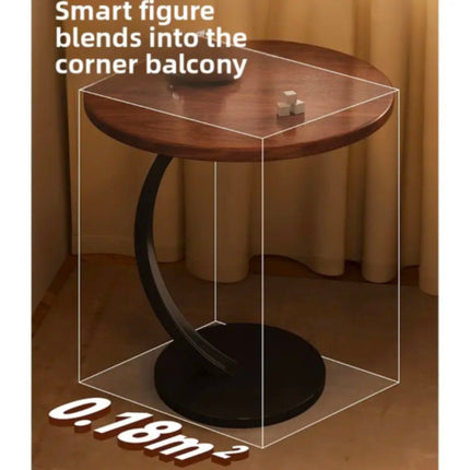 Coffee Table Mini Round Corner Table For Living Room Bedroom Nightstand Table