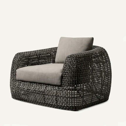 Luxury Aluminum Outdoor Furniture Set Hotel Rattan Sofa Patio Furniture Outdoor Waterproof Garden Rattan Sofa Pool Sun Lounger