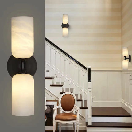 Italian Designer Resin Wall Lamp with LED Light Source Minimalist French Medieval Style for Bedroom Living Room Iron Body