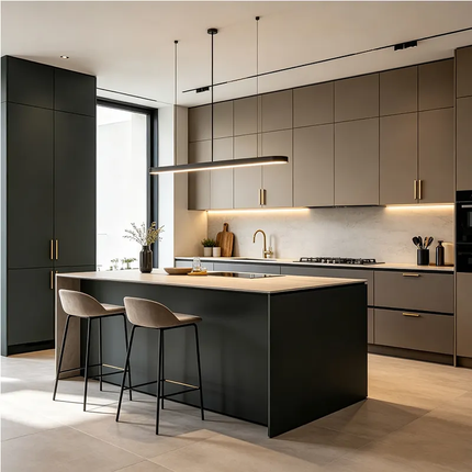 Custom Lacquer Island Melamine Wall Kitchen Set Cabinets High Gloss Kitchen Cabinets Set Customize Design Wooden Kitchen Cabinet