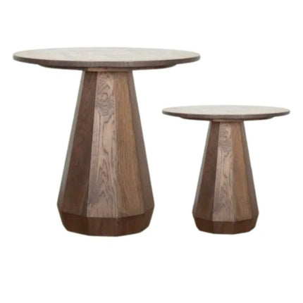 Rustic Style Home Decorative Wooden Side Table OEM Custom Made Living Room Furniture Side Table Supply From India