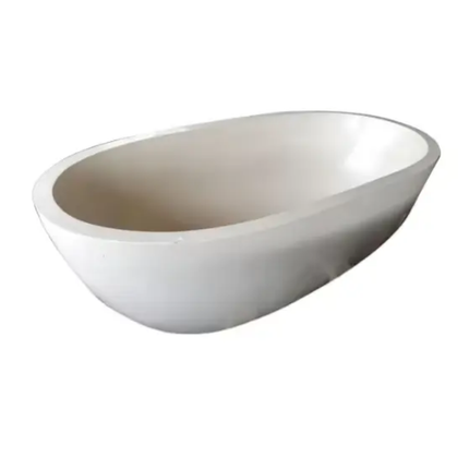 Bali Modern Freestanding Soaking Polished Finish Custom Size Indoor/Outdoor Use Oval Eco-Friendly Villa Armrest Drainer Corner