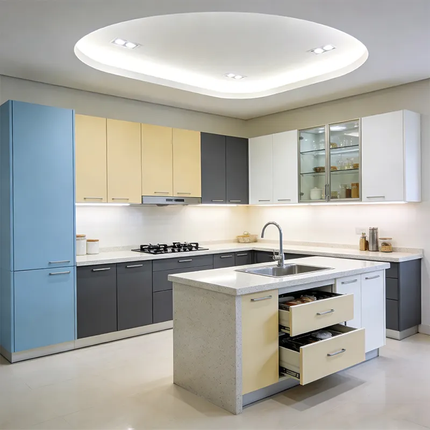 Custom High Gloss Lacquer Modern Kitchen Wall Cabinet Kitchen Manufacturers Wooden Kitchen Cabinet Doors for Sale Home Furniture