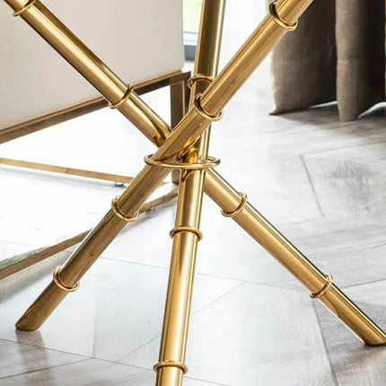 Gude Modern Luxury Stainless Steel Gold Marble Top Coffee Table With Titanium Planting Side Table