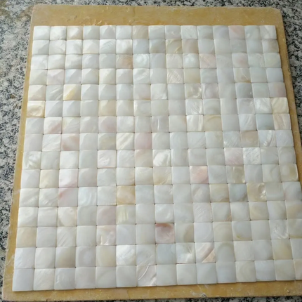 30×30 Classic Ocean Shell Mosaic Handcrafted Piece of Fine Quality