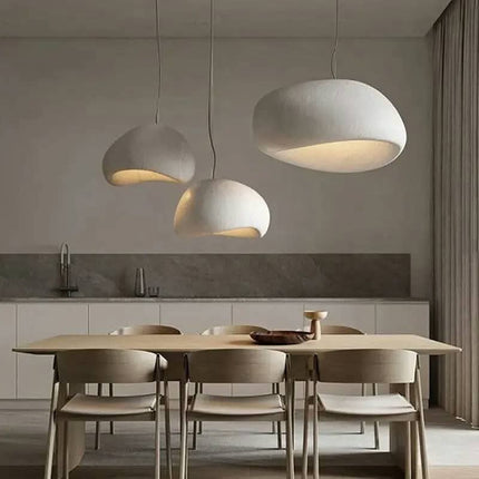 Minimalist Cream-Style Restaurant Dining Room Bar Counter french-Style Living Room, Bedroom And Chandelier