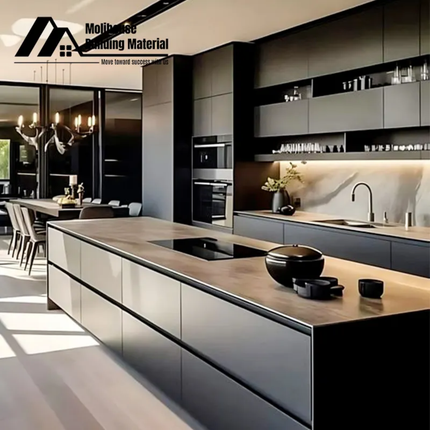 customize Kitchen Storage Cabinet Brown Wood Custom Luxury Kitchen Bar Cabinets Plywood Pet Kitchen Custom Cabinet