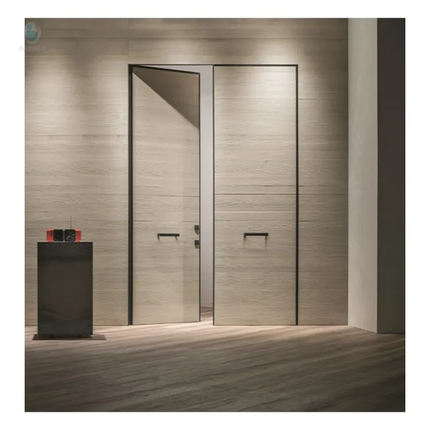 American Luxury Custom Anti-Theft Aluminum Pivot Door For Houses Villa Main Security Front Entry Exterior Door