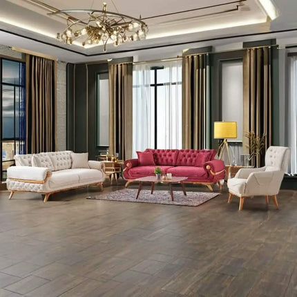 Luxury Modern Premium Comfortable Fabric Sofa Set for Home and Villa for Living Room Use