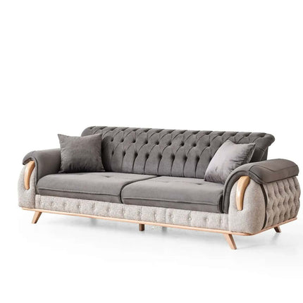 Luxury Modern Reclining Sofa Bed Set for Home Office Apartment Hotel or Villa for Living Room Use