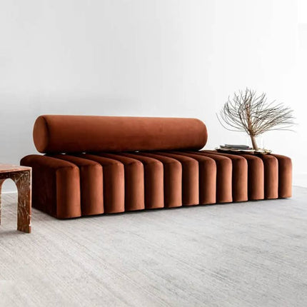 Italian Indoor Living Room Velvet Sofa Set High-End Villa Cloud Sofa Home Luxury Modern Couch Covers Three-Seat Sofa