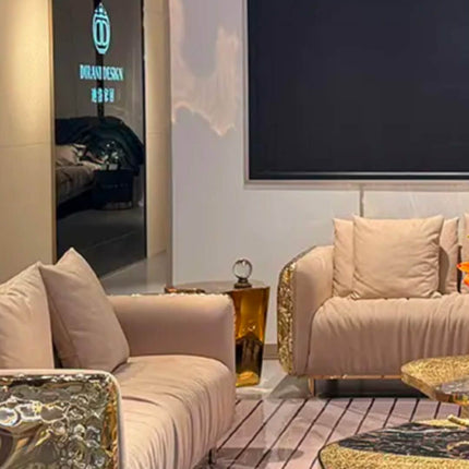 Stainless Steel Artistic Mirror Polished Italian Luxury Handmade Modern Living Room Bedroom Hotel Villa Contemporary Furniture