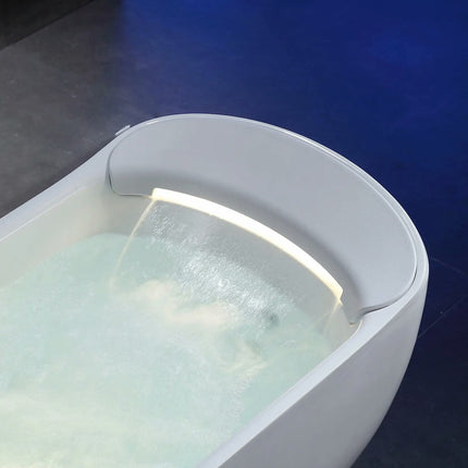 Freestanding Rectangle Modern Eco-Friendly Acrylic Bathtub Drainer Inchuded Indoor Bathroom Soaking Corner Bathtub for Hotel