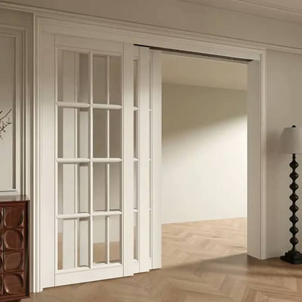 Modern Minimalist Design Slidding Barn Door For Indoor Entryways, Suitable For Warehouse and More