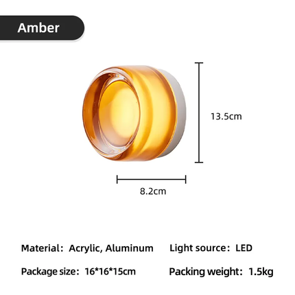 Modern Creative Minimalist Round Wall Lamps Led Bedroom Interior Home Indoor Corridor Hotel Decor Design Decorative Lamp Sconce