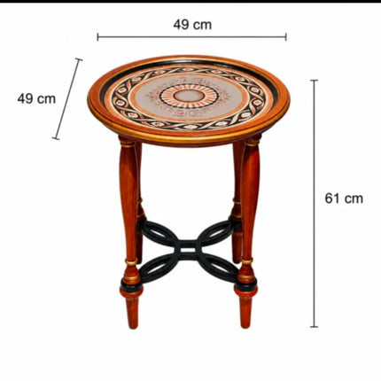 American Wooden Side Table Small Coffee End Table Solid Wood Living Room Furniture Classic Vintage Ready Stock