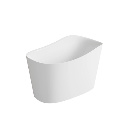 Special Offer High-Quality Soaking Bathtub For Single Use Modern Apartment Freestanding Acrylic Bathtub With Elliptical Curve