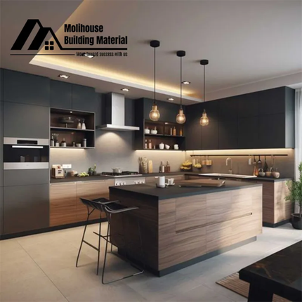 customize Kitchen Storage Cabinet Brown Wood Custom Luxury Kitchen Bar Cabinets Plywood Pet Kitchen Custom Cabinet