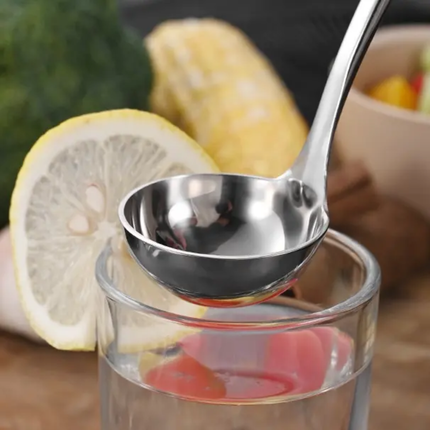 High Quality 304 Stainless Steel Deep Bottomed Honey Spoon With Long Handle Small Round Seasoning Oil Spoon Made Of Metal