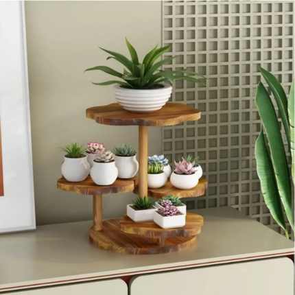 Multi-Tier Round Cake Stand Tabletop Cupcake & Snack Display Holder For Party Home Decor