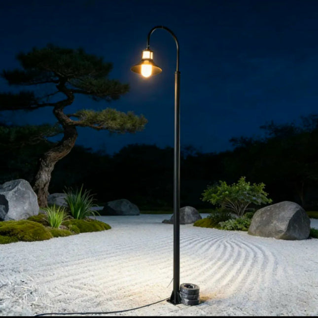 Outdoor IP65 High Pole LED Street Light Waterproof Garden Lamp With Color Sensor Factory Production Supports Customization