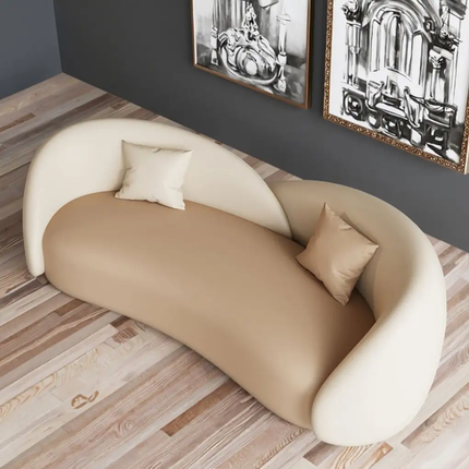 Divine Minimalist Opulence Sculptural Grace Supreme Quality Modern Living Suite with Integrated Design Elements